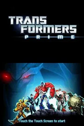 Transformers Prime - The Game (Europe) (De,Sv) screen shot title